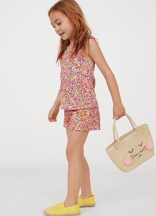 Шортики ф. футболка h&m