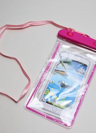 Waterproof case рожевого кольору