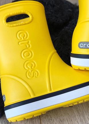 Гумові дитячі чоботи крокс crocs4 фото