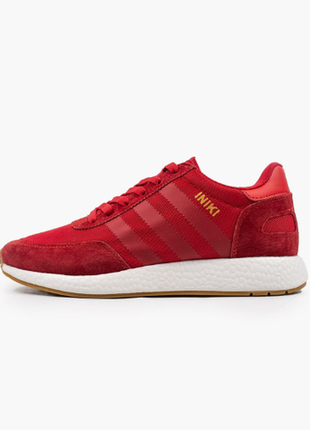 Жіночі кросівки adidas iniki red.1 фото