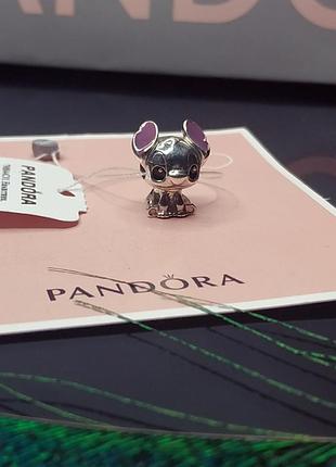 Шарм пандора срібло 925 проба емаль ale пломба бирка дісней стіч лило disney