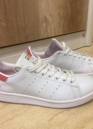 Кросівки, низькі білі, орігінал, adidas, stan smith w