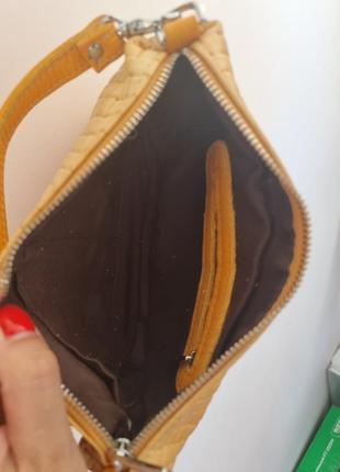 Літня шкіряна сумочка клатч, летняя кожаная сумочка10 фото