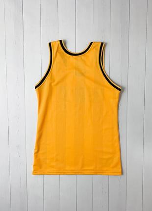 Мужская летняя желтая спортивная баскетбольная майка футболка black fun brothers. размер s m2 фото