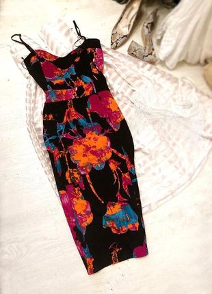 Мега розпродаж❤️🔥 сукня міді квітковий принт