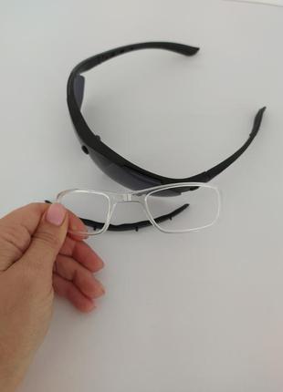 Тактичні окуляри з діоптричною вставкою , спортивні окуляри