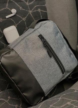 Мужская барсетка puma из ткани брендовая фирменная сумка через плечо пума3 фото