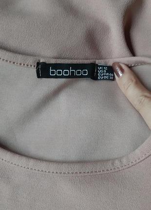 Платье пудра boohoo, размер s 8