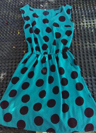 Платье в горохи