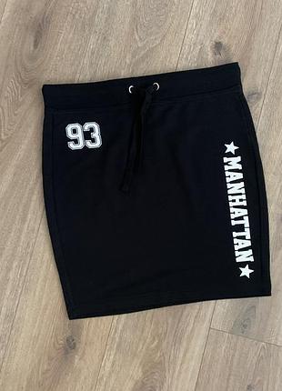 Щільна спідниця трикотажна, р. с-м