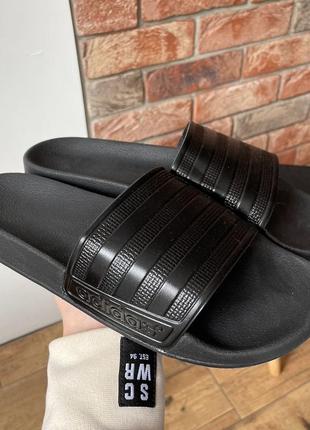 Тапки adidas slides black