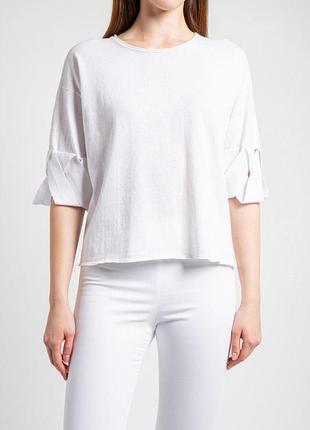 Джемпер з оригінальними рукавами stefanel