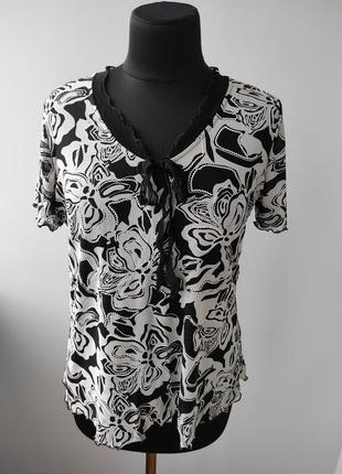 Футболка сітка на підкладці з принтом від bm