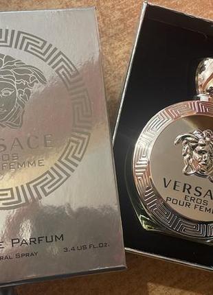 Парфюмированная вода женский аромат объем 100 мл. в стиле versace eros pour femme1 фото