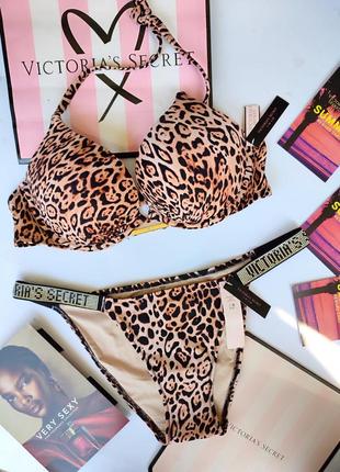 Victoria's secret original bombshell xs s m 34a 34b 32b 70b 70 c 75a 75b купальник з подвійним пушап зі стразами