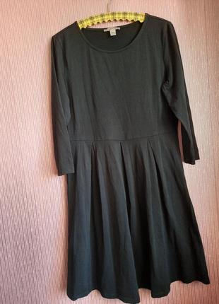 Дизайнерское бохо идеальное черное платье от anna field10 фото