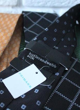 Лот чоловічих галстуків. шовк. етикетки. 3 шт 160 грн butler and webb, pierre cardin, angelo bassani5 фото