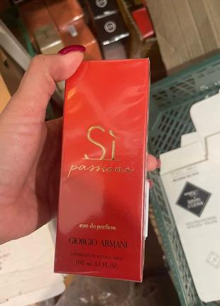 Жіночі парфуми в стилі giorgio armani si passione, 100 мл
