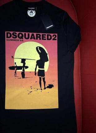 Мужская оригинальная  футболка "dsquared2" новая. италия р. м1 фото