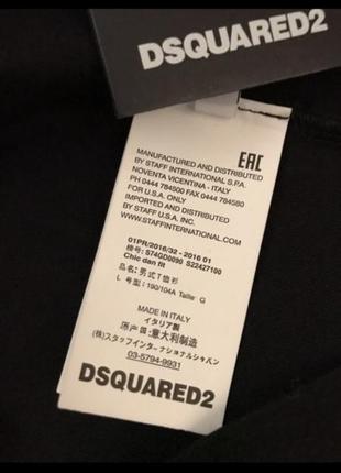 Мужская оригинальная  футболка "dsquared2" новая. италия р. м3 фото