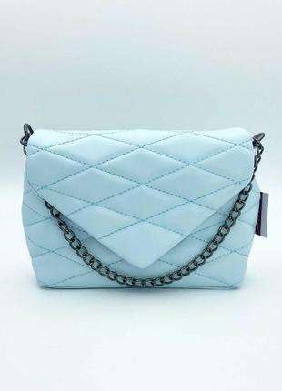 Женская сумка «шейла» голубая