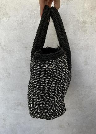 Плетеная небольшая сумка zara9 фото