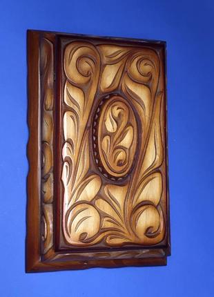Шкатулка резьба дерево 4