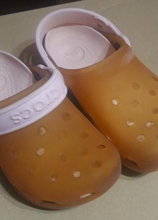 Crocs - оригинал - 12-13 размер-силиконовые!