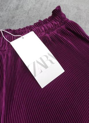 Нові плісировані шорті від zara, оригінал, легкі шорти, короткі шорти (бірка!)7 фото