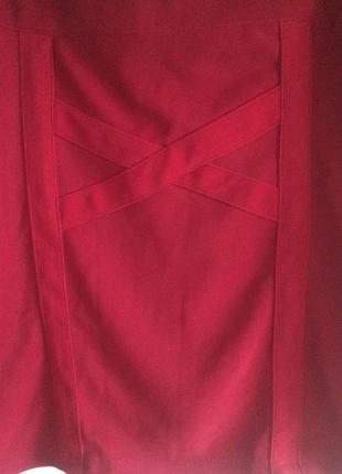 Нова червона юбка франція4 фото