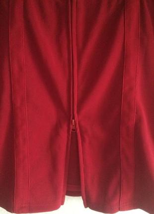 Нова червона юбка франція5 фото