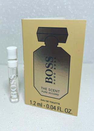 Hugo boss the scent for her pure accord