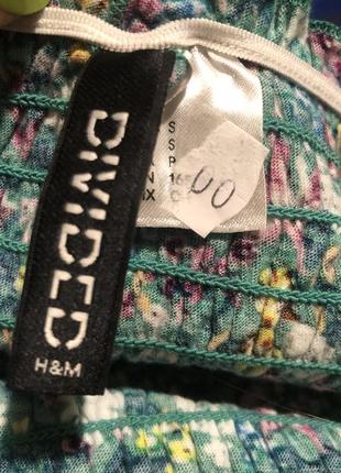 Яркий натуральный топ h&m3 фото