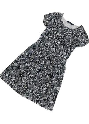 Бавовняне плаття в принт зебри 8-9 років george