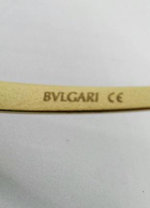 Bvlgari модные женские солнцезащитные очки кошечки черные с золотом6 фото