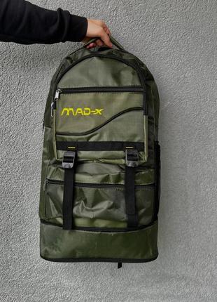 Великий вмісткий похідний рюкзак тактичний , колір хакі