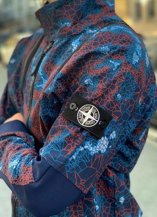 Куртка/безрукавка stone island multicolor з двохстороннім патчом5 фото