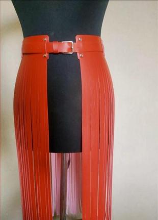 Спідниця з бахромою