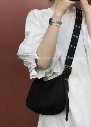 Сумка женская кросс-боди черная