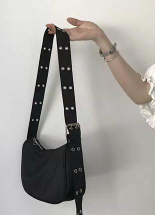 Сумка женская кросс-боди черная