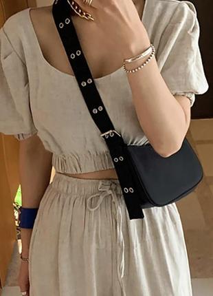 Сумка женская кросс-боди черная