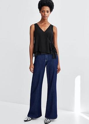 Zara блуза з мереживом