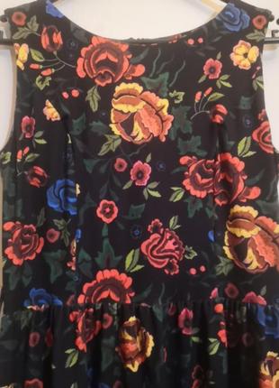 Сукня сарафан флористичний принт2 фото