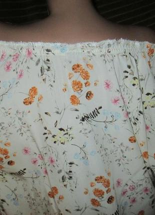 Летняя красивая расцветка блузка-футболка,на высокую девушку,пог60-65см7 фото