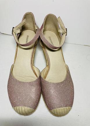 Жіночі босоніжки еспадрільї на танкетці сабо 38 39 розмір2 фото