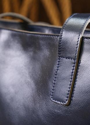 Містка сумка-шоппер shvigel 16369 синій8 фото