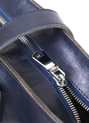 Містка сумка-шоппер shvigel 16369 синій5 фото