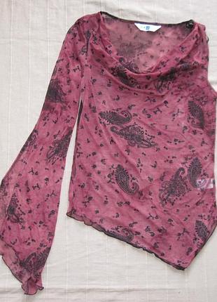 New look (m/12) асимметричная кофта блуза