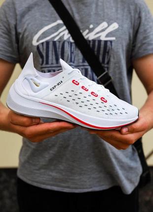 Nike exp-x14 white red чоловічі кросівки найк