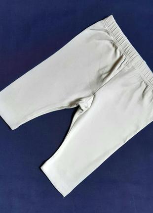 Білі трикотажні штанці лосини topomini німеччина на 3-4 місяці (62cm)